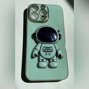 Teal iPhone 14 Pro Max Astronaut case